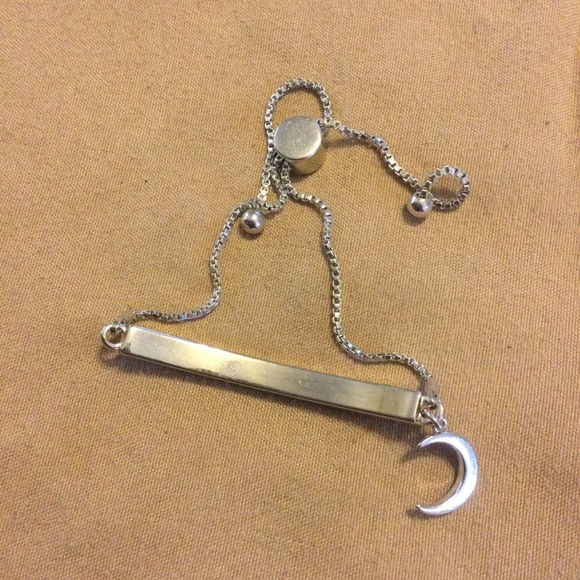 Crescent moon live love dream bracelet - Picture 2 of 3